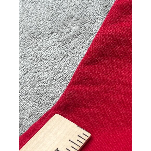 VTG Hanes Ultimate Print Pro Mens XL Red Sweatshirt Adult Cotton Polyester Blend - Picture 7 of 11